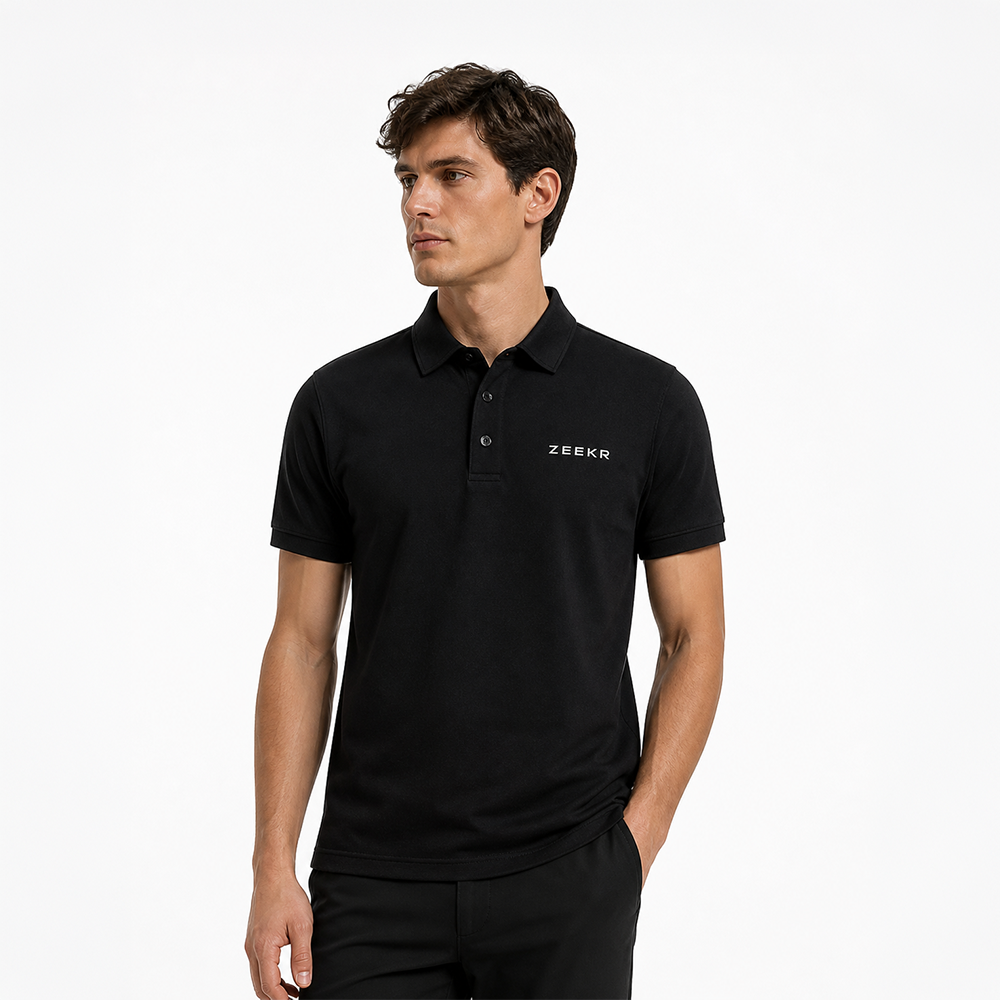 Tech Polo Black Men