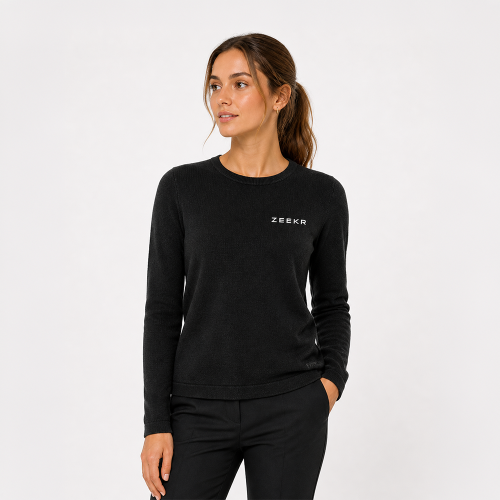 Sweater Crewneck Black Women