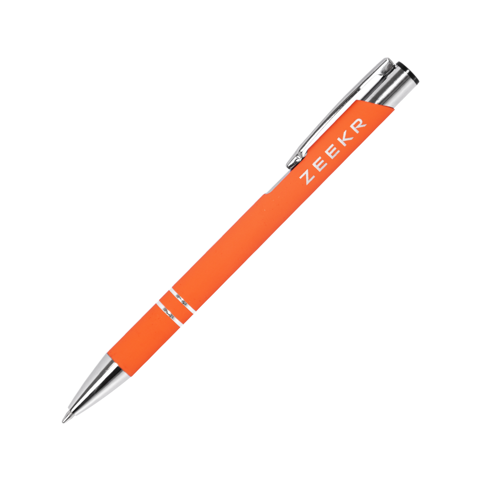 Rubber Ballpen Orange