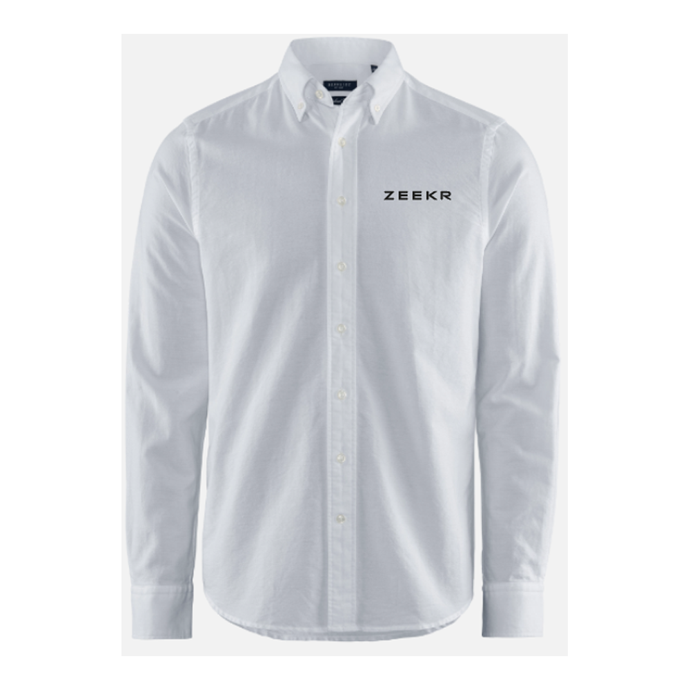 Oxford Shirt White Men Regular